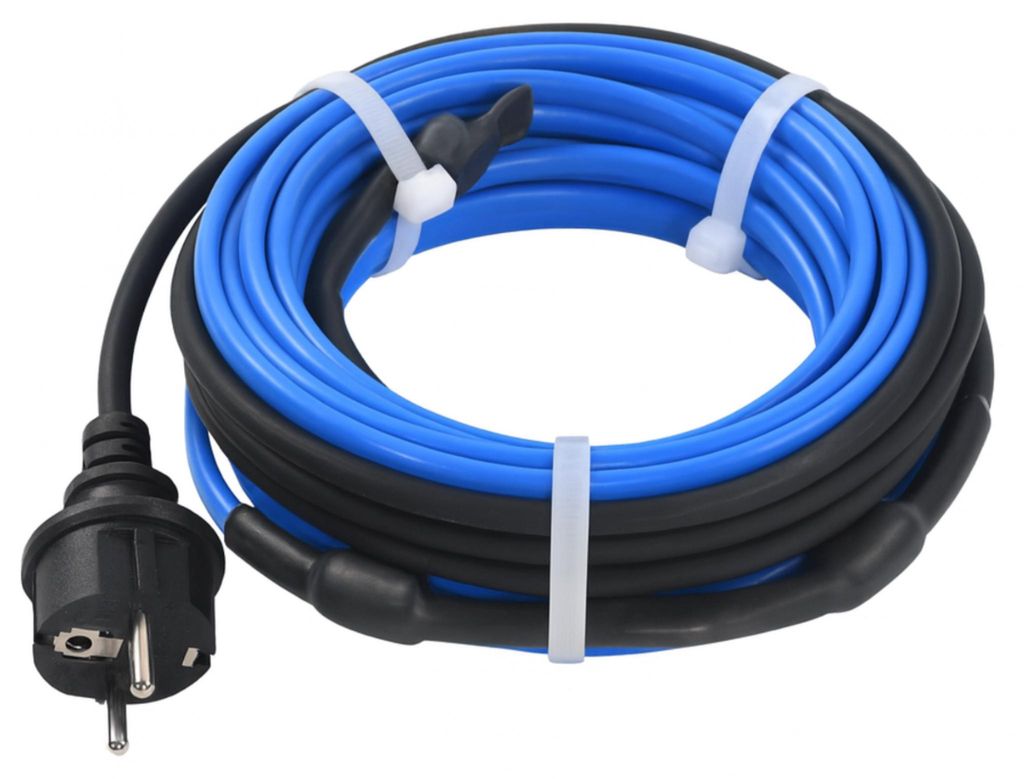 Cable calefactor para tuberías con termostato, protección Imagen del producto 