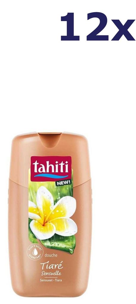 12x Tahiti douchegel Tiaré 250ml