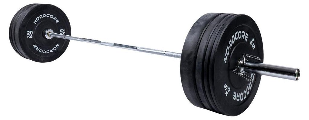 Nordcore Langhantel Set Bumper Core 100kg