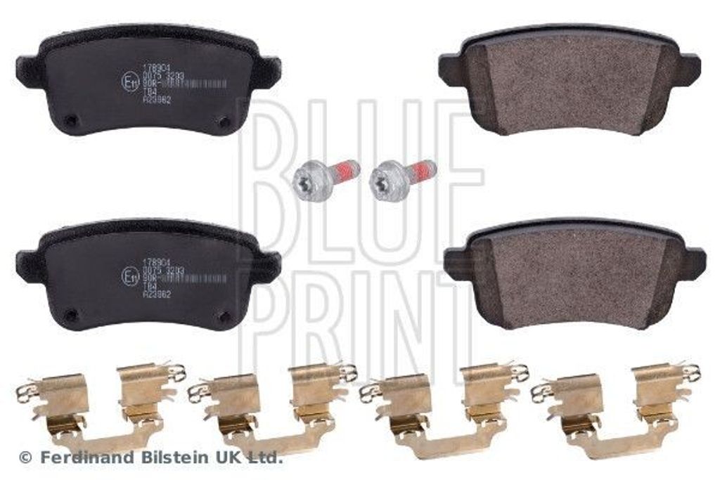 BLUE PRINT Bremsbeläge Satz Hinten für RENAULT Scénic III (JZ0/1) ADBP420093