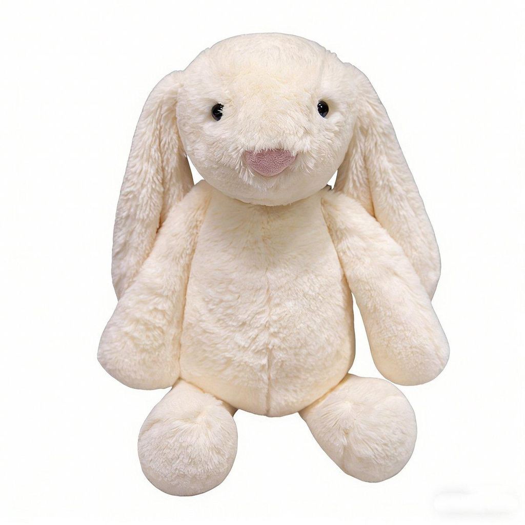 Minicee Plüsch Hase – 45 cm Kawaii Kuscheltier Zart Weiß