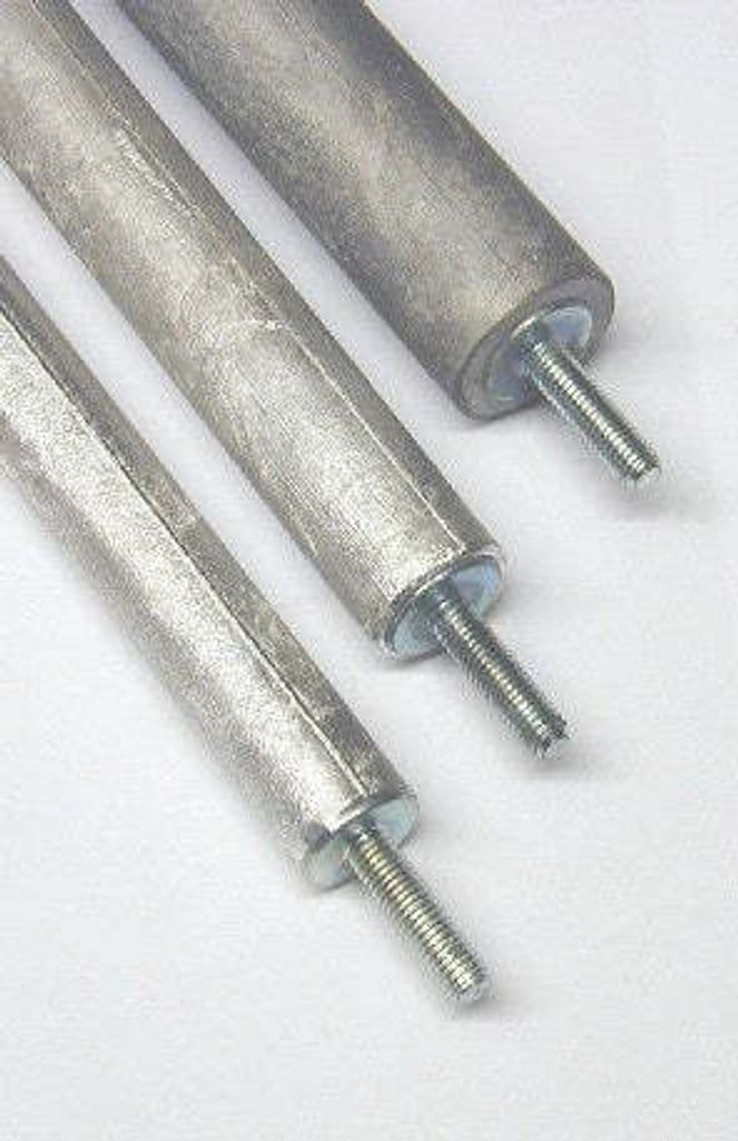 Koch KOCH Magnesium-Stabanode mit Gewindeanschluss, 8 x 30 mm, ̃ 26 mm, 500 mm