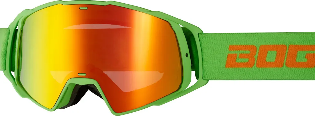 Masque de protection Bogotto B-Faster pour moto cross et enduro vert