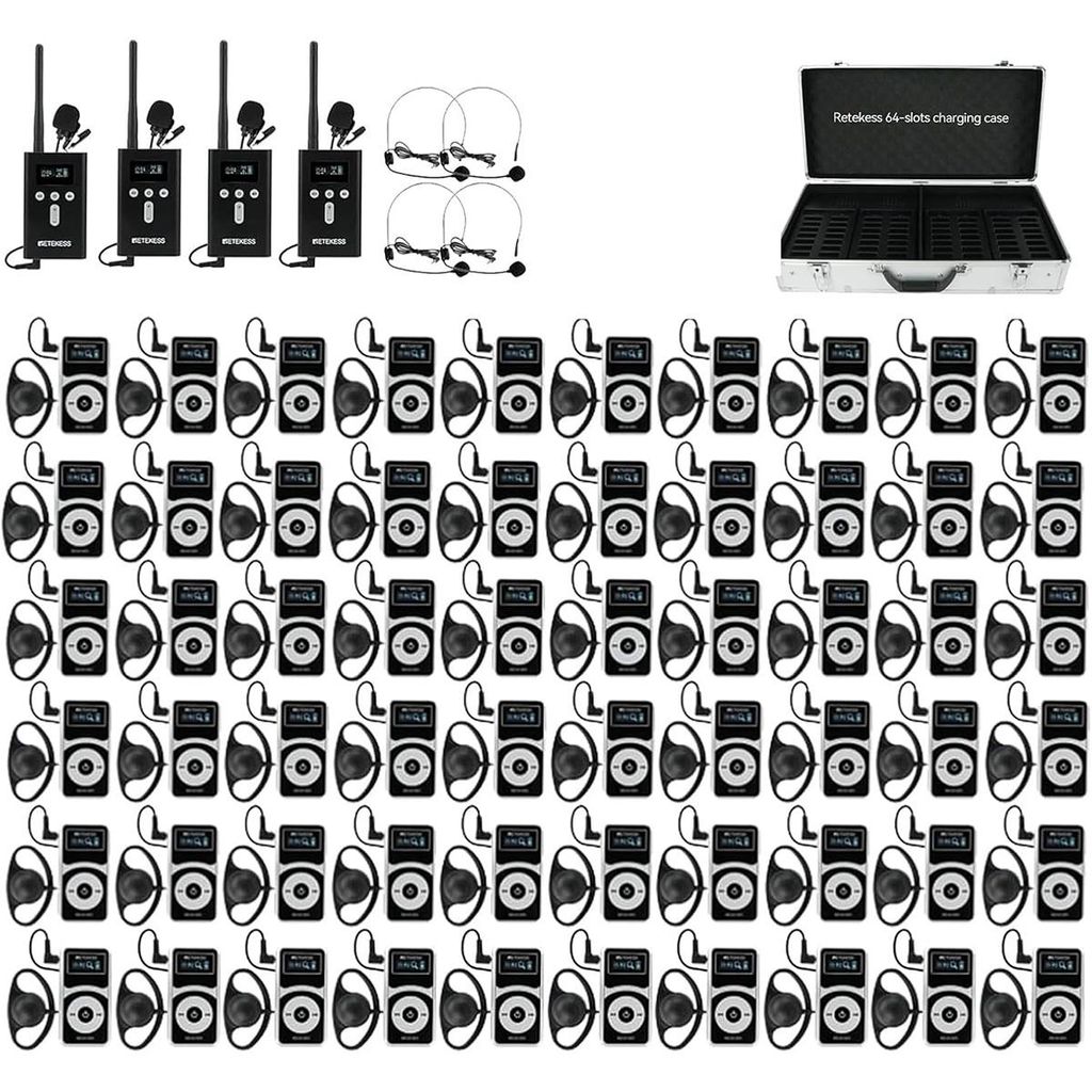 Retekess T130P Kabelloses Tour Guide System, Verbesserte Produktbild 