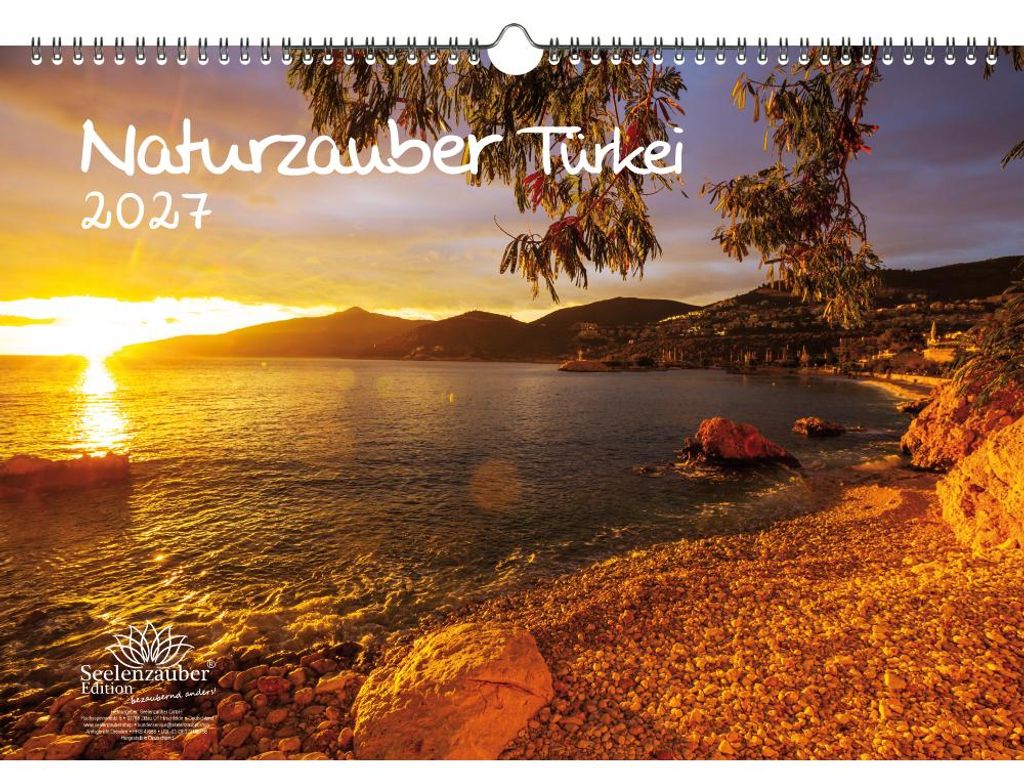 Naturzauber Türkei DIN A3 Kalender für 2027 Landschaft Natur Reise Strand Urlaub - Seelenzauber