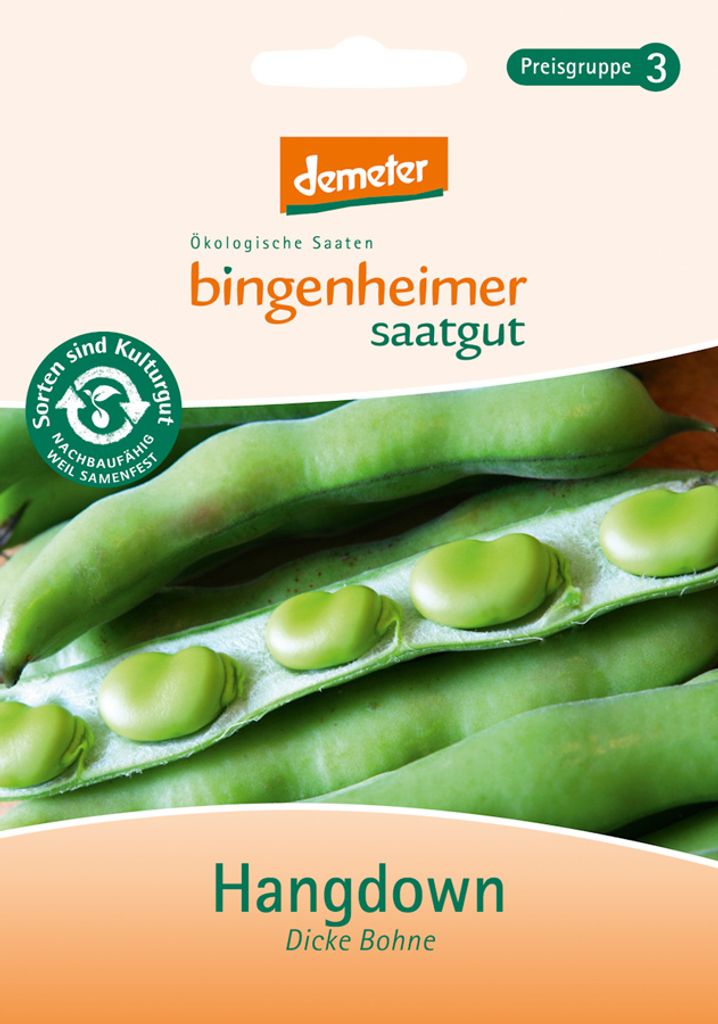 Bingenheimer Saatgut AG - Hangdown grünkernig - Dicke Bohne (Saatgut) - 1St