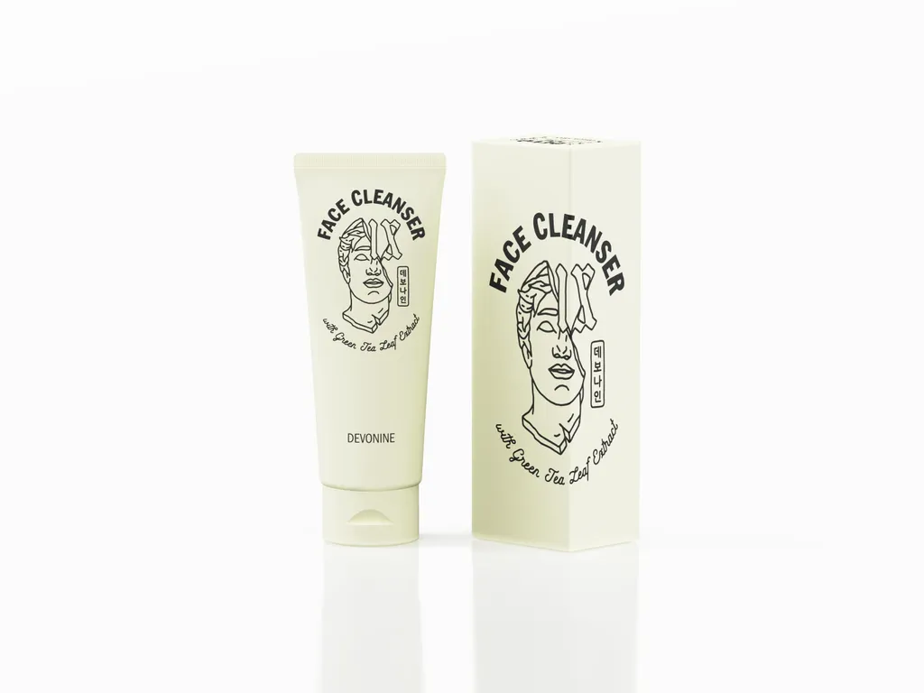 Mousse de rasage et nettoyant visage Devonine - Solution gain de temps