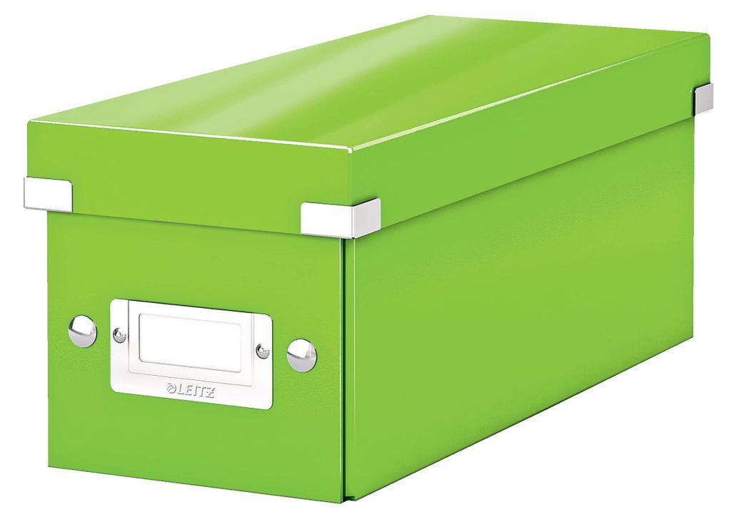 LEITZ 6041-00-54 Boîte CD/DVD Click & Store verte, 1 pc. Image du produit 