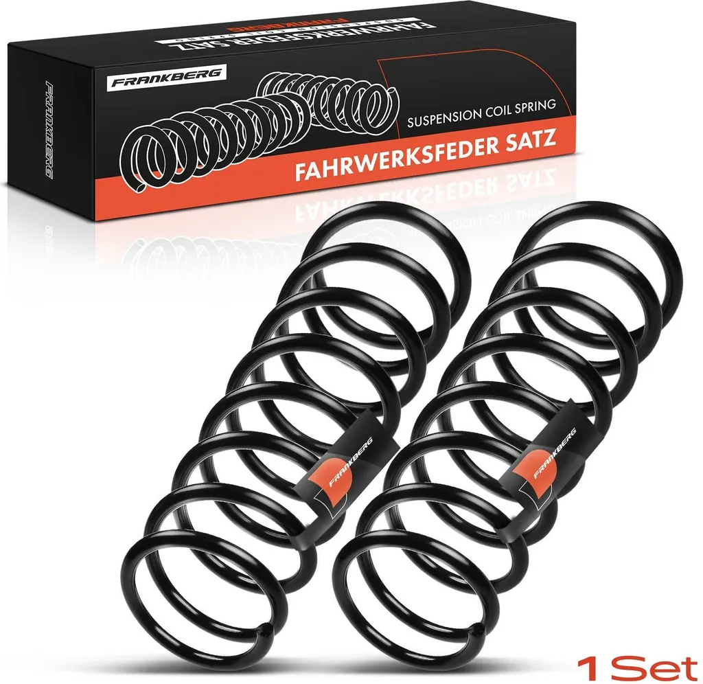 Paire de Ressorts Amortisseurs Arrière pour Ford Fiesta IV 1.6 Essence