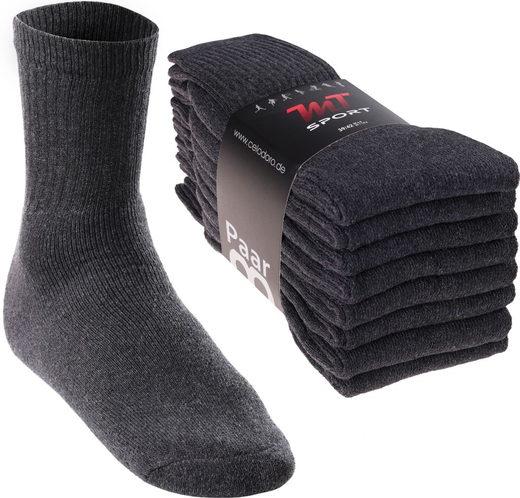 MT Kinder Sportsocken - 5/10 Paar, Baumwolle, Für Tennis & Freizeit