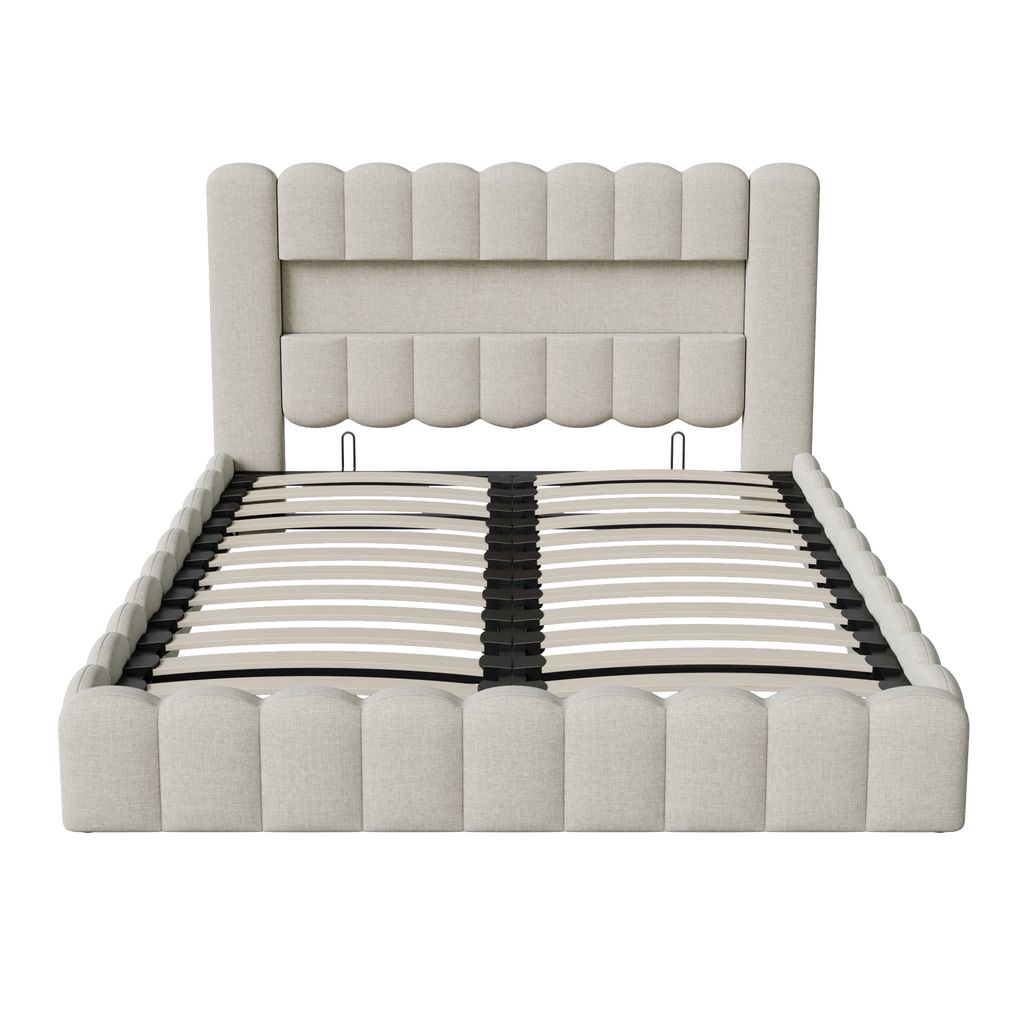 CDGlobal Polsterbett 140x200cm, Boxspringbett mit Produktbild 7