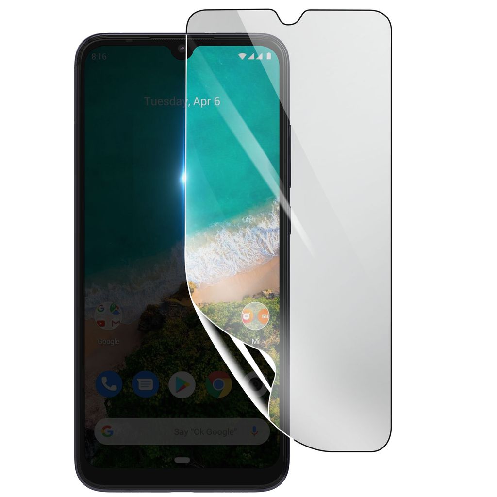 3mk, Stoß- und kratzfester Hydrogel Bildschirmschutz für Xiaomi Mi A3, Transparent