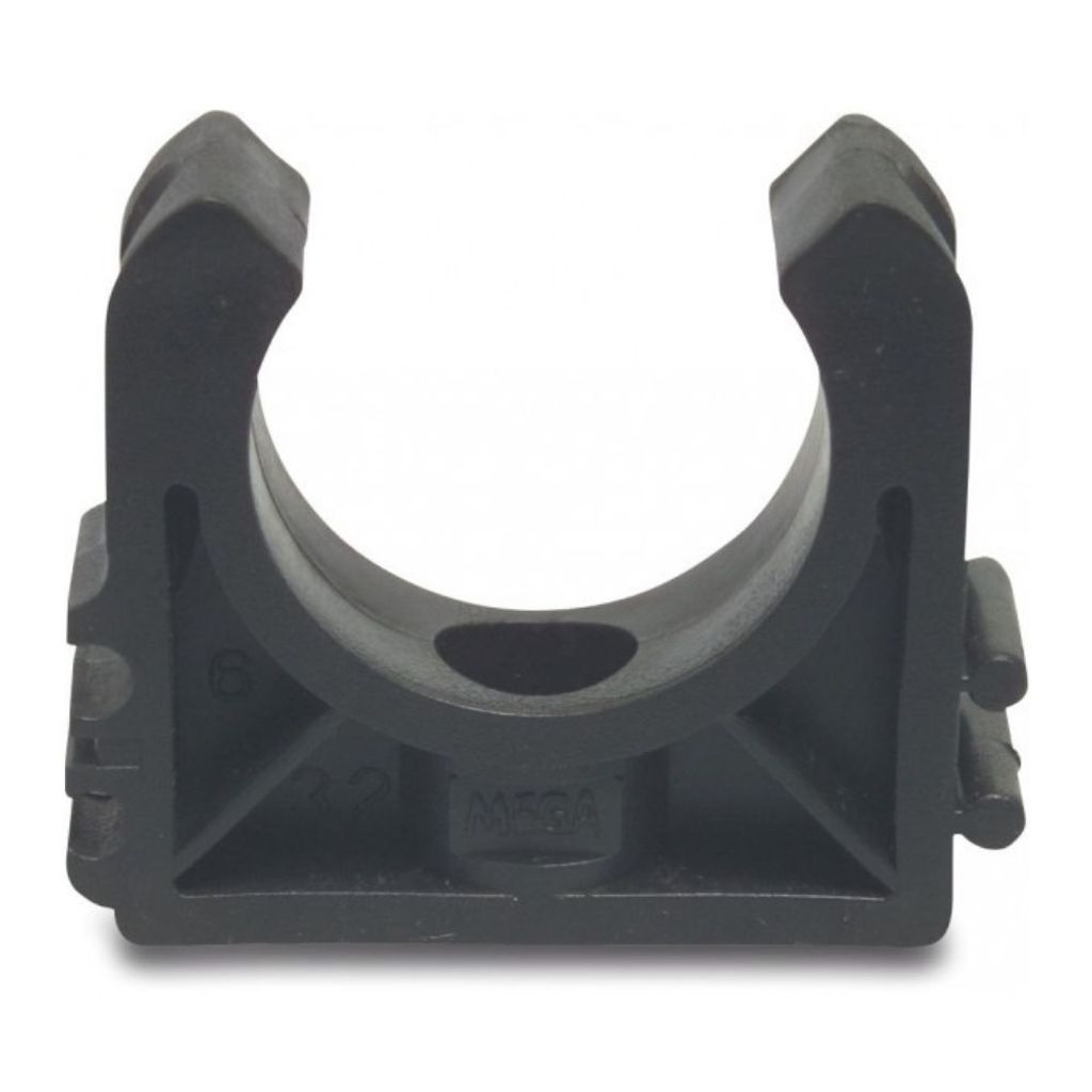 Rohrklemme RKPG 15, 25 Stück – Klemmbereich 14–15 Mm, Kunststoff, Mit M6 Innengewinde
