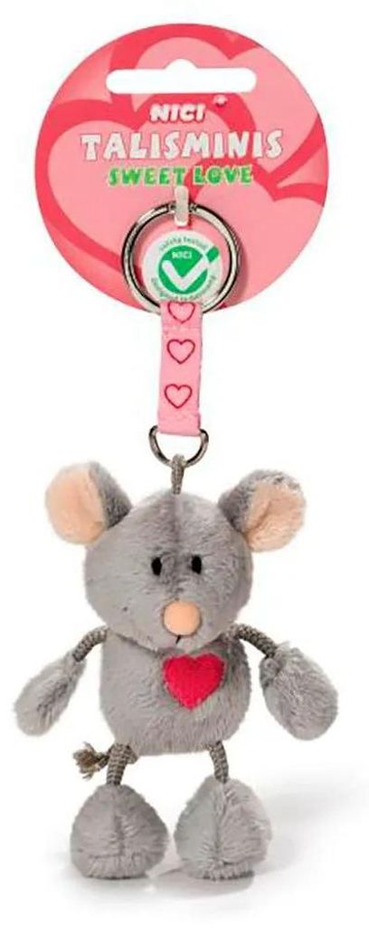 NICI Schlüsselanhänger Maus bb 7cm Talisminis Produktbild 