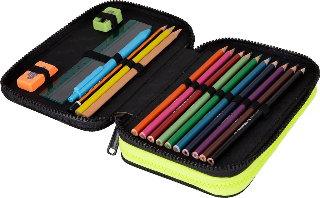 Trousse Double Jumper 2 Gradient Lemon Coolpack E66510/F avec Accessoires - 3
