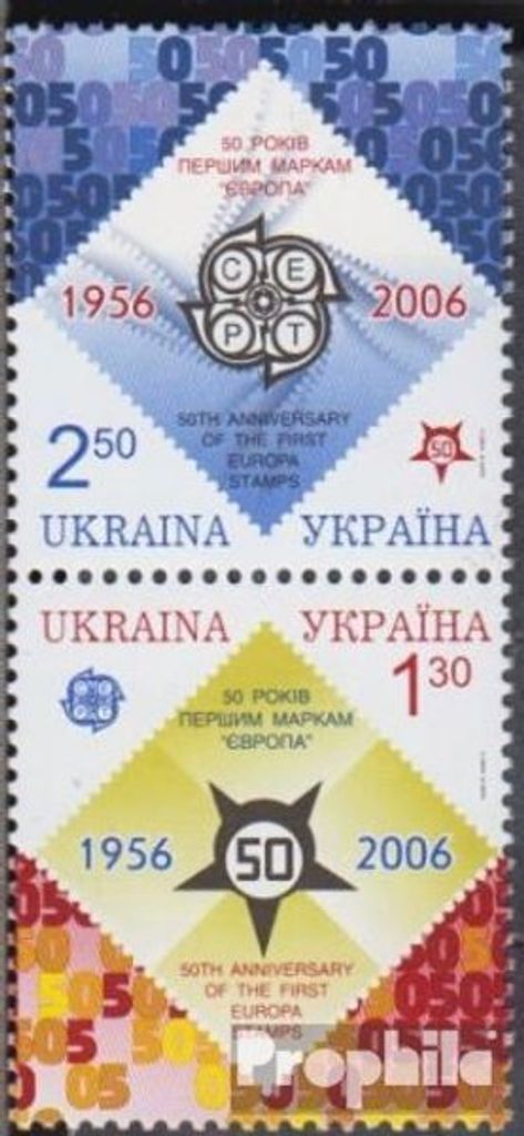 Briefmarken Ukraine 2006 Mi 766A-767A Paar (kompl.Ausg.) postfrisch Europamarken