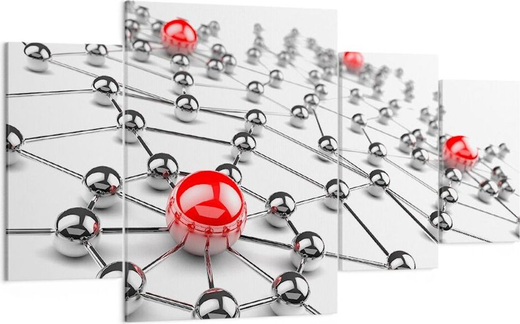 Bild auf Leinwand - Leinwandbild - Abstrakt grafik entwurf computer - 160x90cm - Wand Bild - Wanddeko - Leinwanddruck - Bilder - Kunstdruck - Leinw...