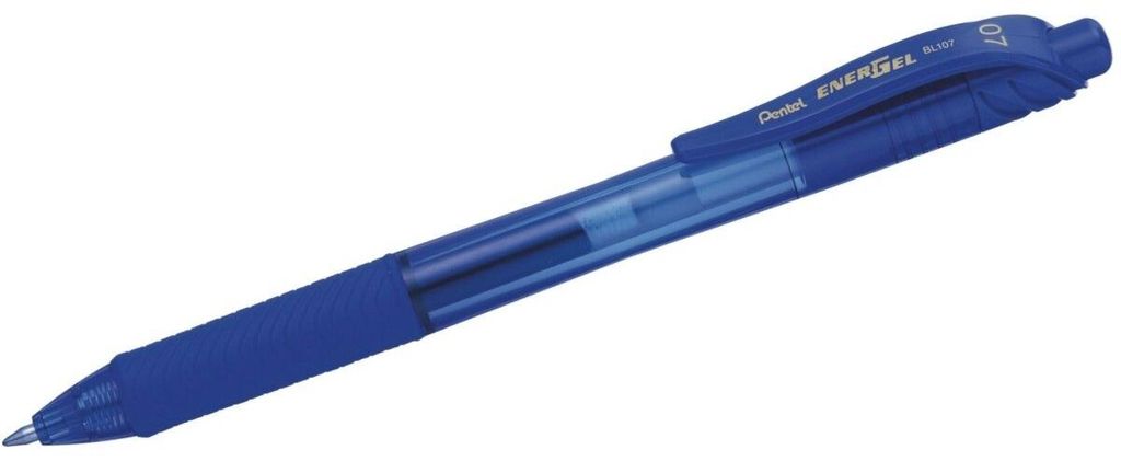 Pentel Energel X, Ausziehbarer Gelschreiber, Blau, Blau, Produktbild 