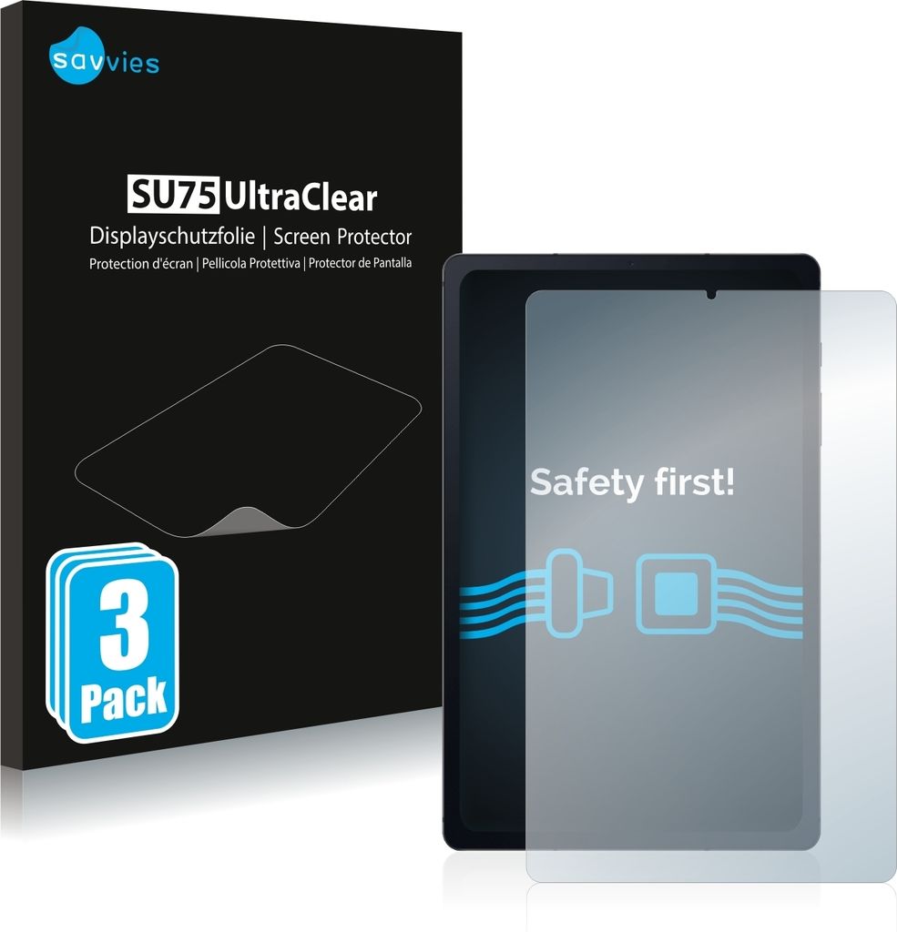 3x Für Samsung Galaxy Tab S6 Lite 2020 Schutzfolie Savvies Displayschutz Display Schutz Folie Klar Transparent