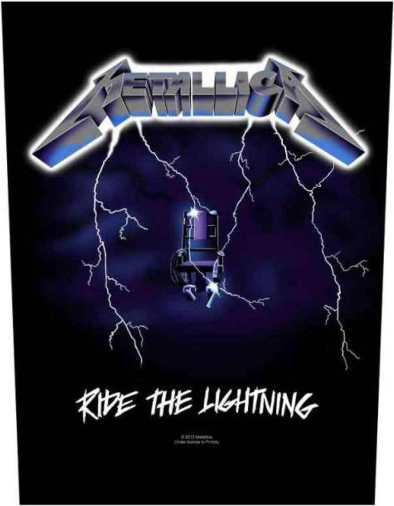 Metallica Rückenaufnäher Ride The Lightning Backpatch Produktbild 