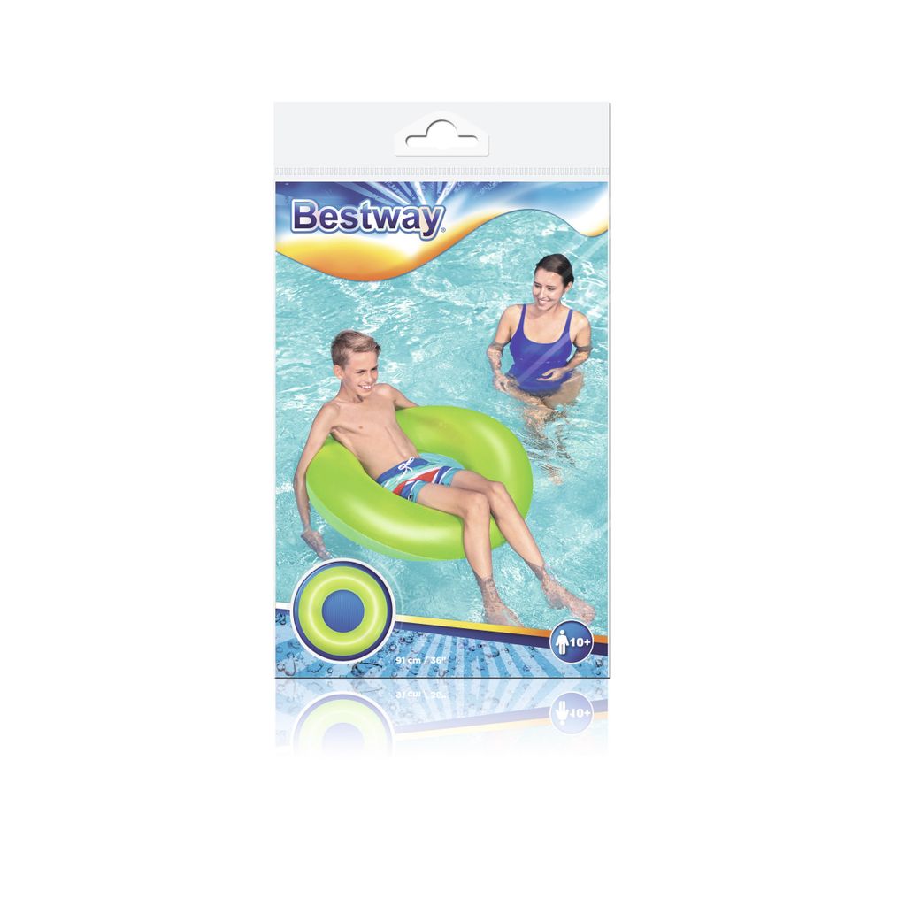 Nadmuchiwane neonowe koło średnica 91cm 2 kolory w torbie Zdjęcie produktu 24