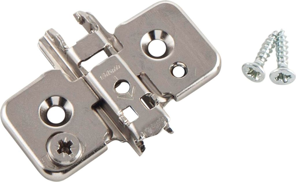 Blum Clip Exzenter Kreuzmontageplatte - Montageplatten für Blum Clip Scharniere 2 Stück