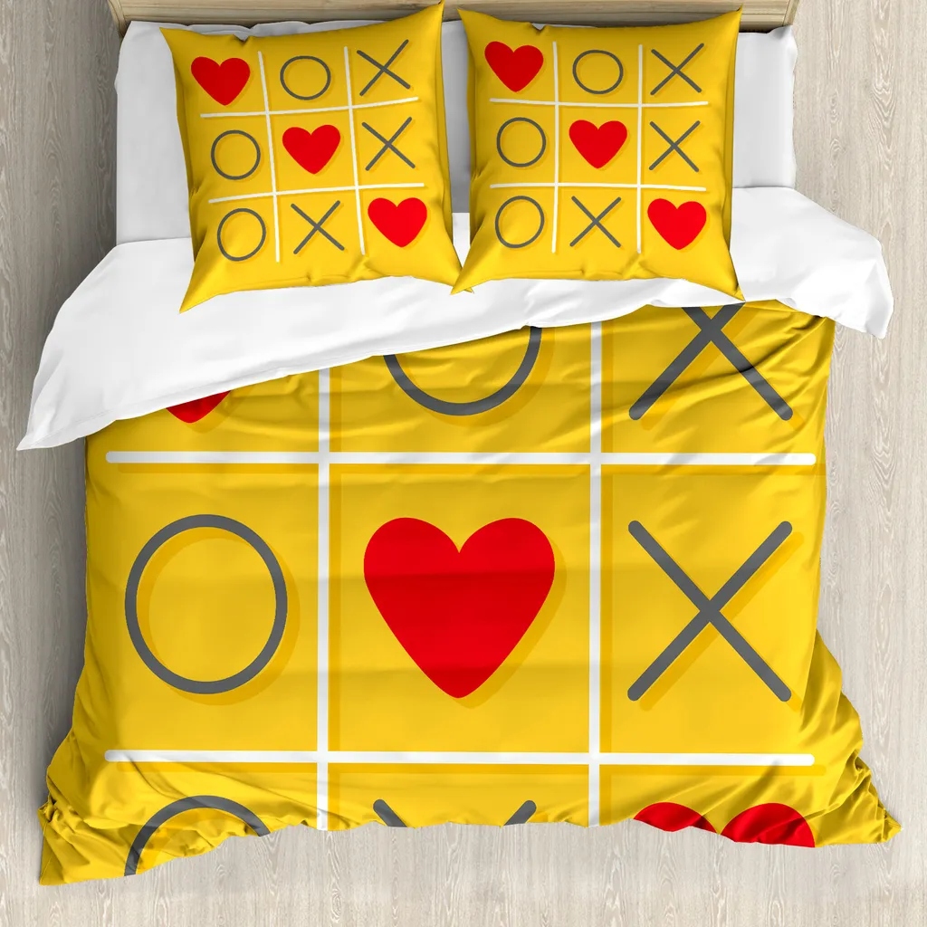 Trend Camera da Letto: Copripiumino ABAKUHAUS Love XOXO Kiss 200x200