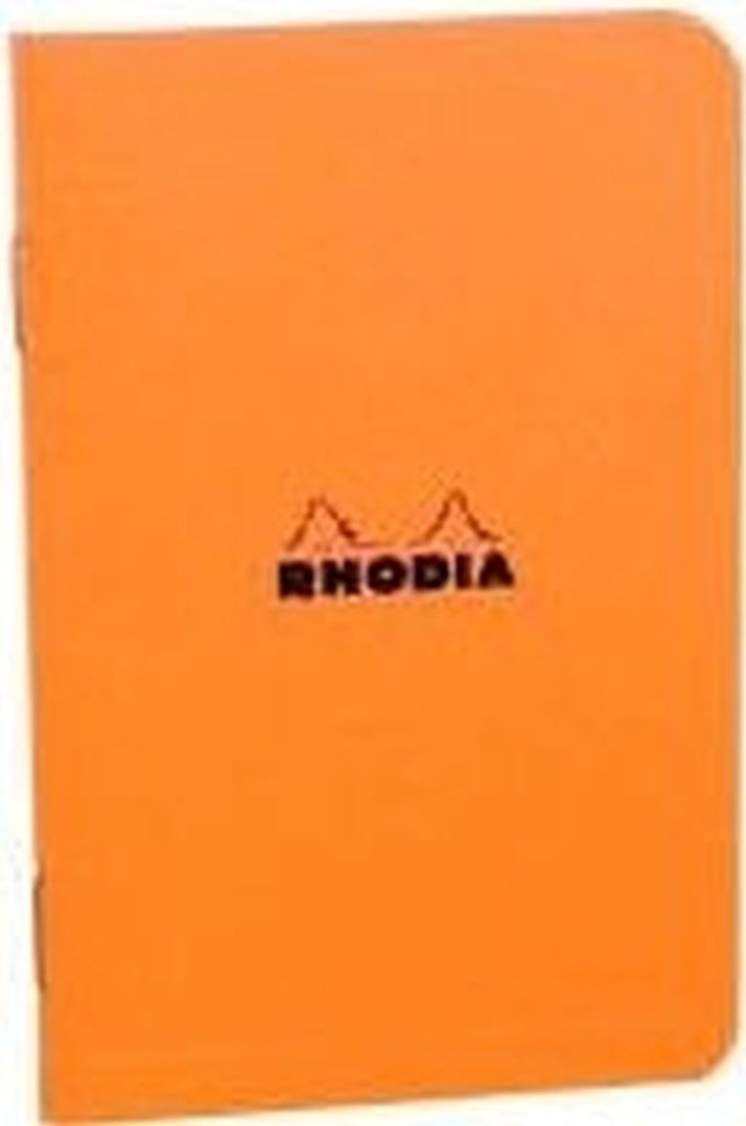 Rhodia 10x Notizheft Rhodia A5 48 Blatt kariert 80g - Orange 119184C