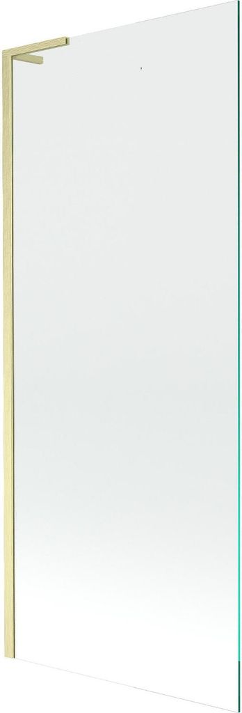 Mexen Next L Badewannenfaltwand 1-flügelig 80 x 150 cm, transparent, gold gebürstet - 895-080-000-03-00-55