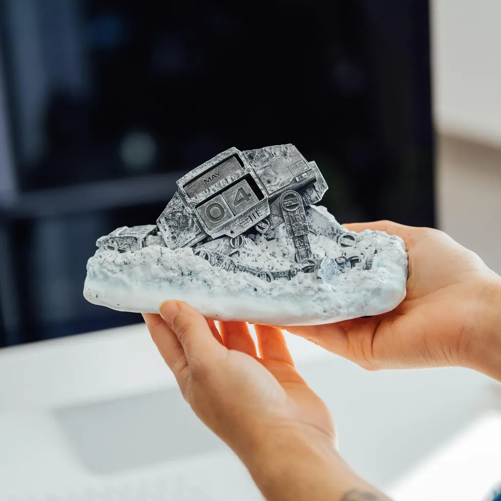 Calendrier 3D Star Wars May the Force be with you - Finition sculptée Premium