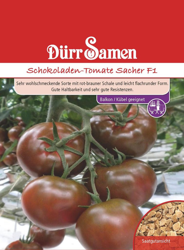 Artikelbild 1 von 'Tomate Sacher F1' aus der Kategorie Tomatensamen