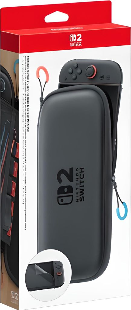 Nintendo Switch 2 Tasche & Schutzfolie