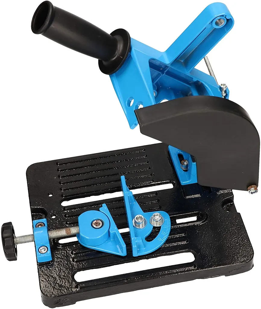 Support Meuleuse d'Angle Ø 125 mm Stable avec Mors de Serrage Rapide