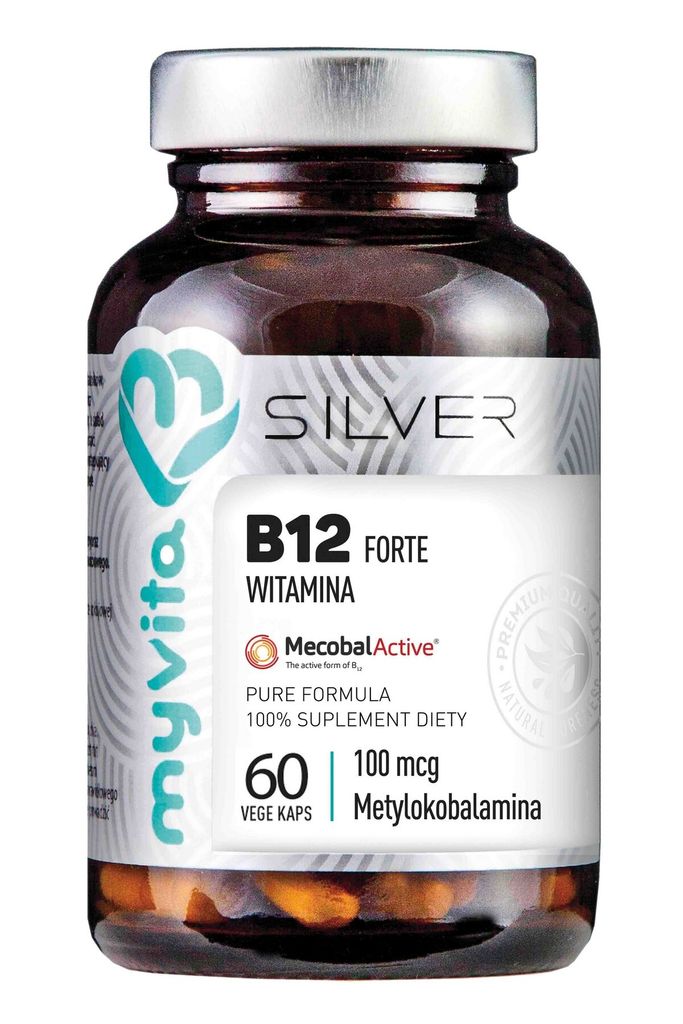 Silver Vitamin B12 100mcg 60 Capsules