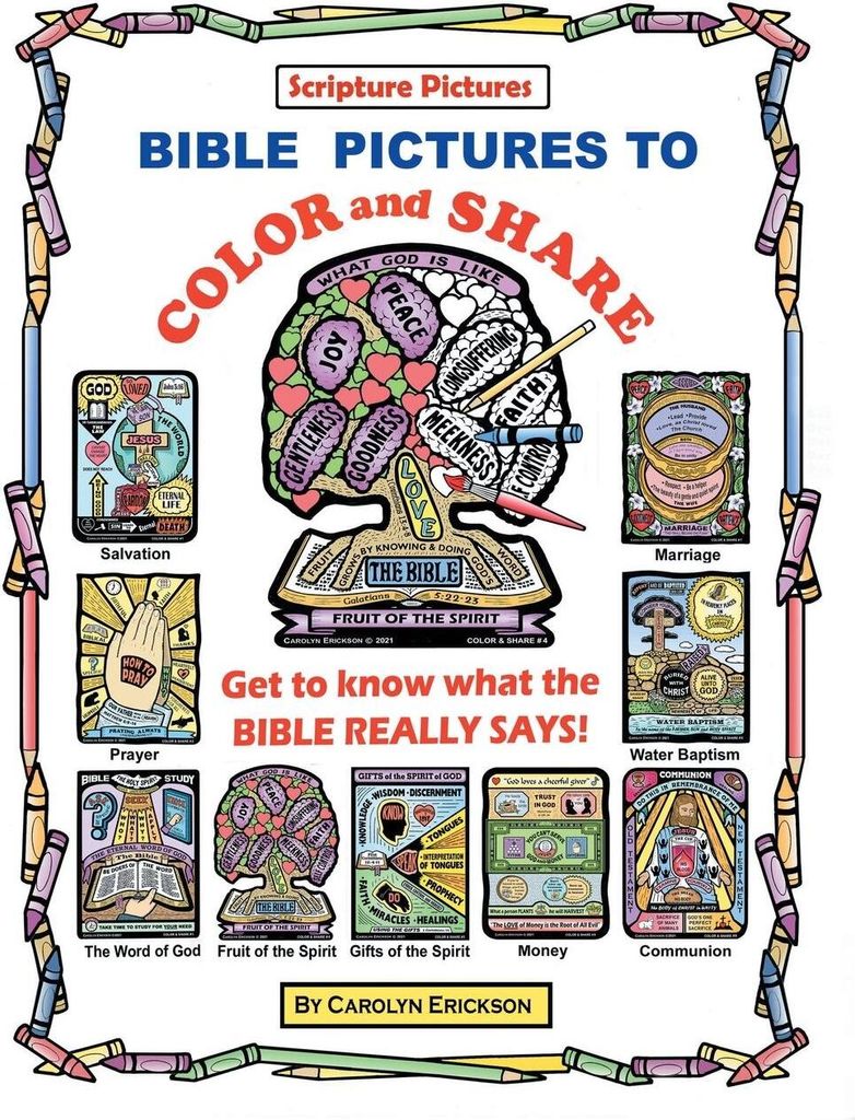 Bible Pictures to Color and Share