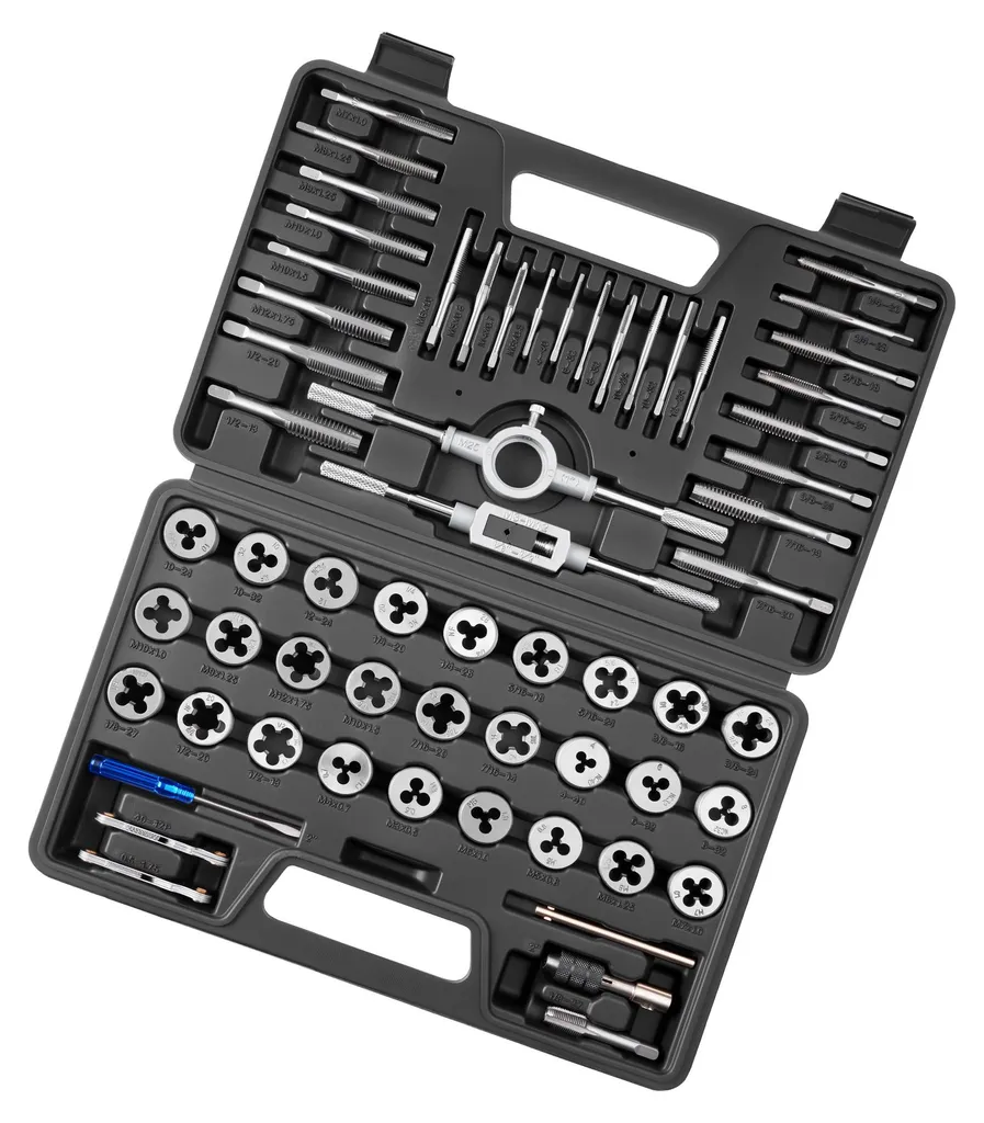 Coffret de filetage complet pour réparation mécanique et entretien auto