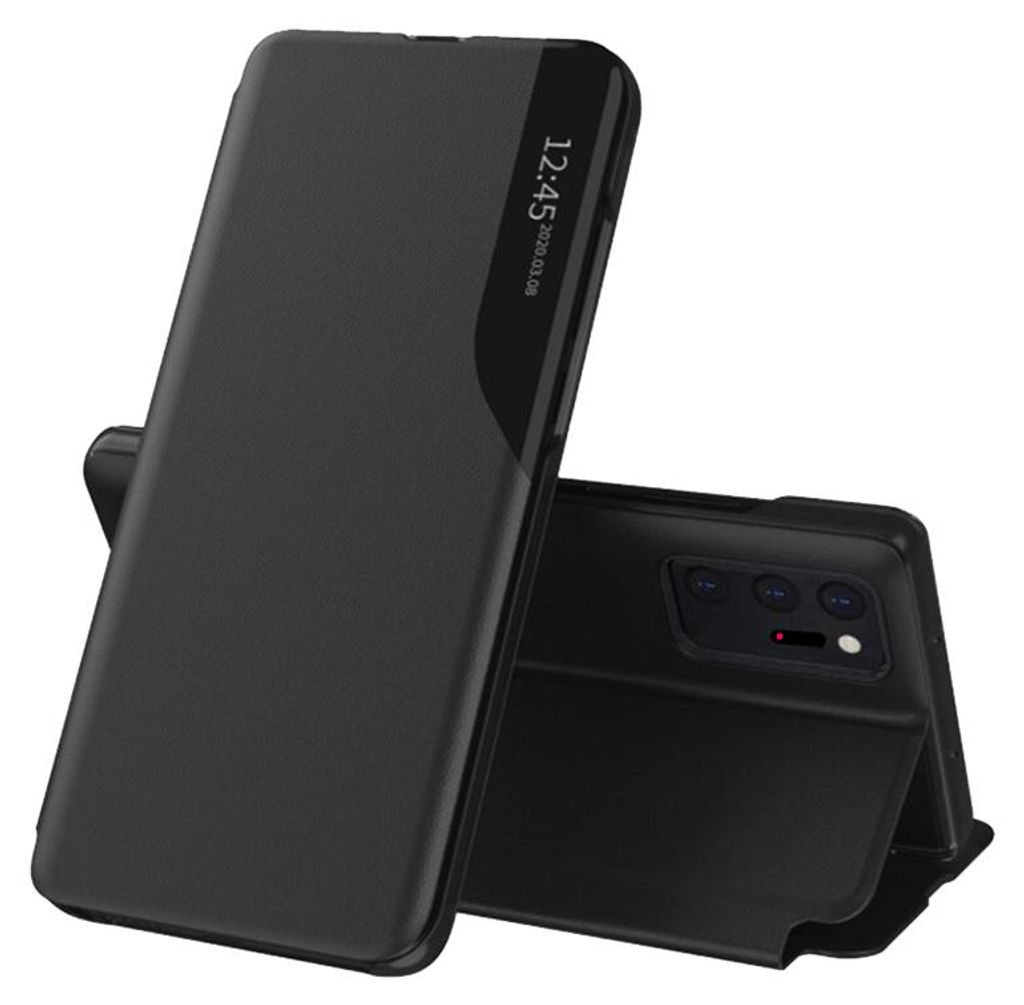 Techsuit eFold Séria otvárací Ochranný Obal - Samsung Galaxy Note 20 Ultra / Note 20 Ultra 5G - Čierny
