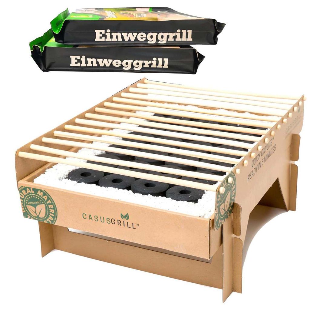 3x CasusGrill Barbecue jetable Barbecue à usage unique Image du produit 
