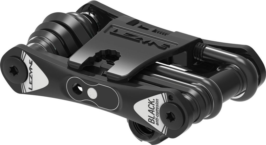 Lezyne RAP II CO2 TOOL, Werkzeug für Fahrräder, Fahrrad-Universalwerkzeug, Schwarz, Weiß, Aluminium, Stahl, T10, T25, 158 g