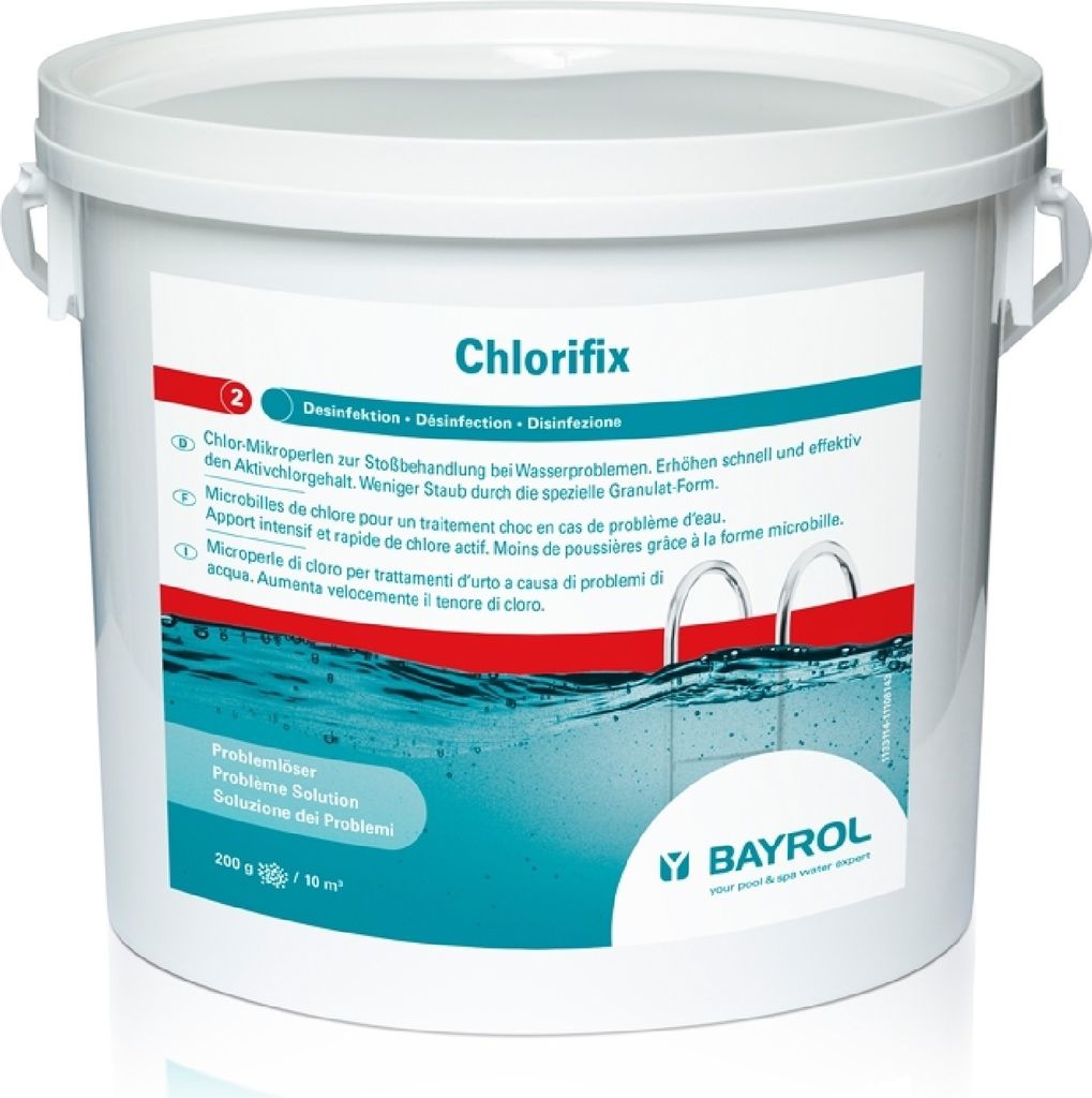 BAYROL Chlorifix Schockchlor für Schwimmbäder, 5 kg Produktbild 