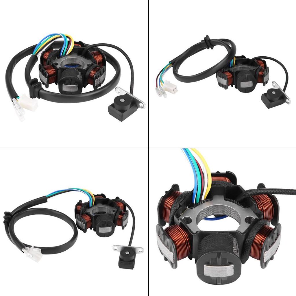 6-Spulen-Zündstator-Magnetzünder für GY6 50 110 150cc Scooter Moped Go Kart ATV