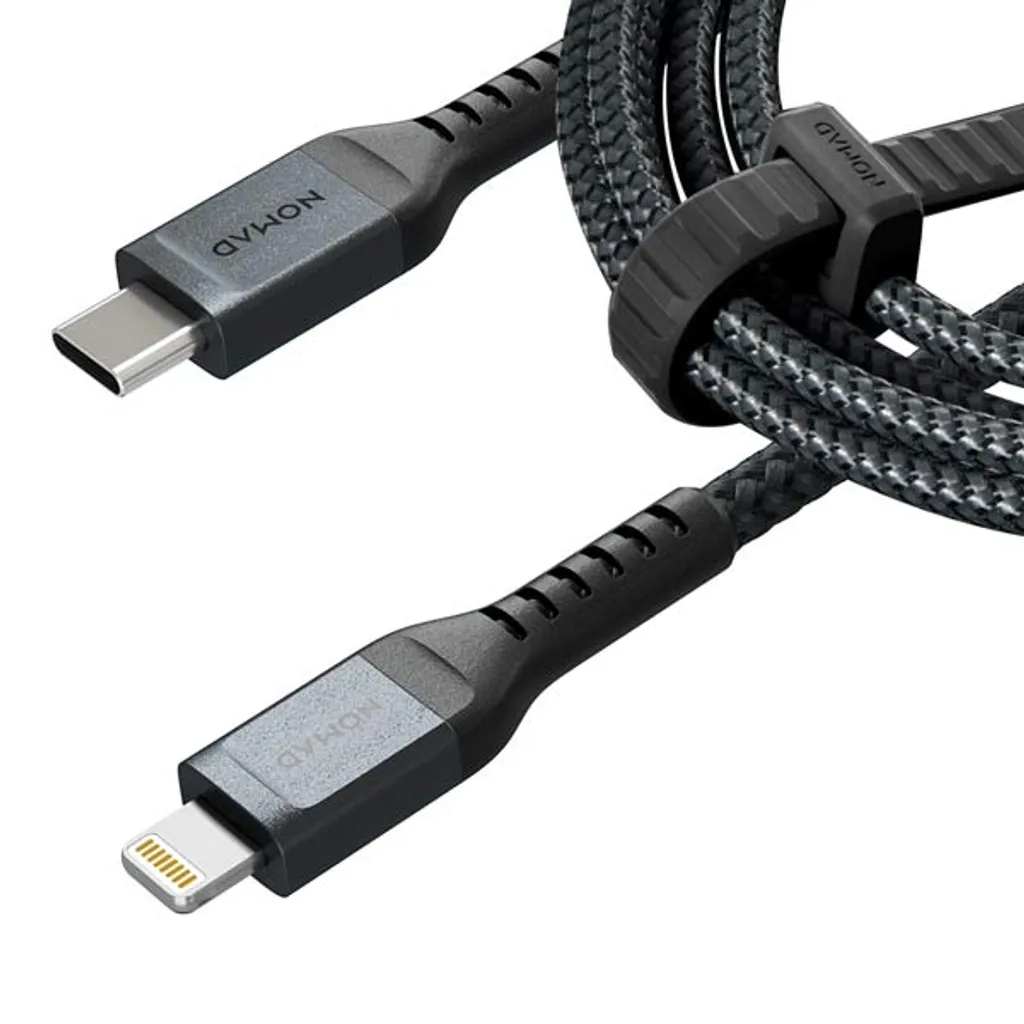 Câble USB-C Lightning 1.5m Nomad en Polyamide pour charge iPhone de bureau - 2