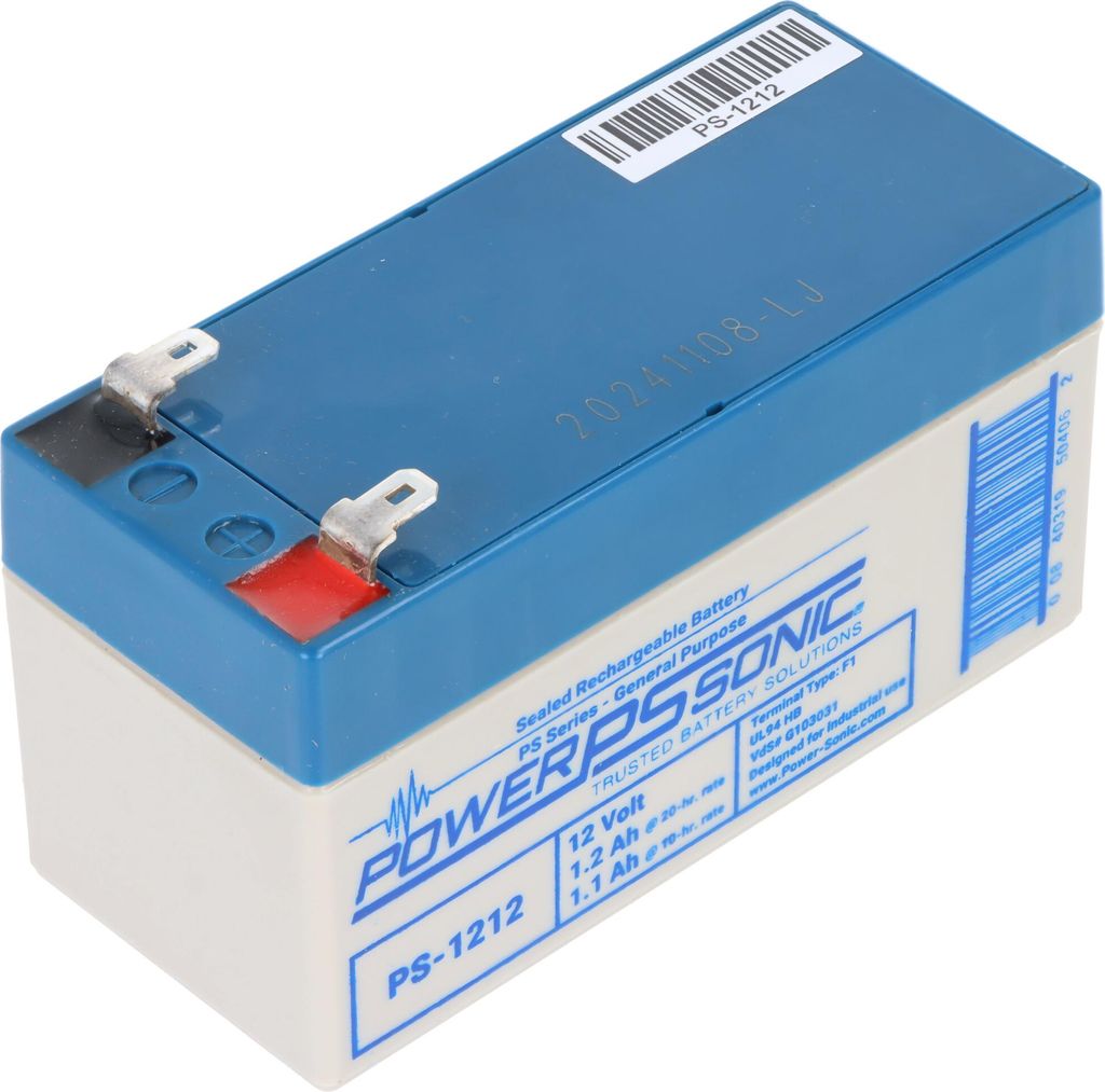 Batterie Powersonic au plomb PS-1212  12,0 V 1,2 Ah Image du produit 