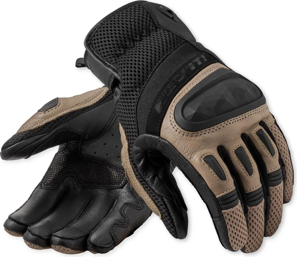 Gants de moto Revit Dirt 4 Noir Sable XL - Protection et confort d'été