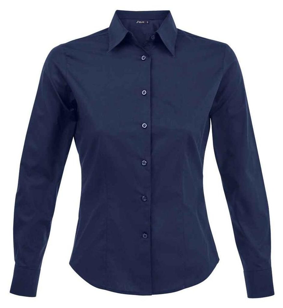 SOLS - "Eden" Hemd für Damen - Business Langärmlig LT1486 (3XL) (Dunkelblau)