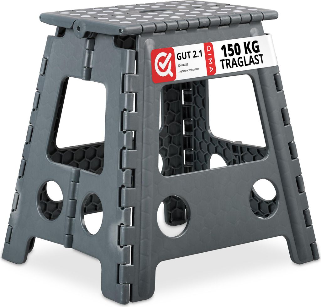 Sgabello pieghevole Relaxdays XL fino a 120 kg Sgabello Immagine del prodotto 