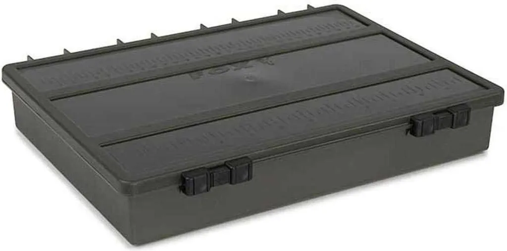 Boîte à Pêche Carpe Fox Box Eos Large avec Compartiments de Rangement - 12