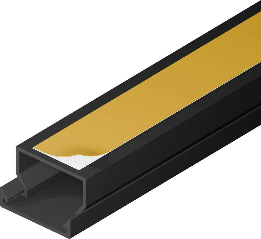 Káblový žľab samolepiaci 25x16 (2m) antracit EDO777763 Obrázok produktu 
