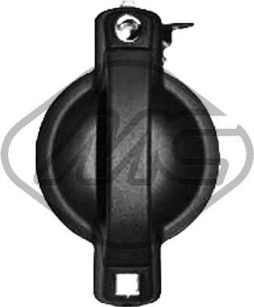 Poignée de porte Metalcaucho 43545 OE 735309963 pour Fiat Doblo Noir