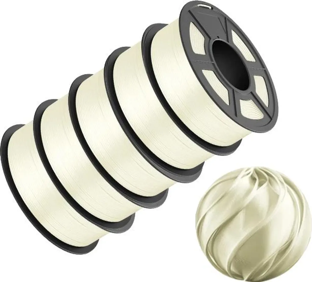 Filamento TPU Seta 1.75mm Flessibile TPUSILK-5CW 5,5KG Alta Qualità